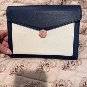 Starbucks Elegant Navy and White Women's Clutch
